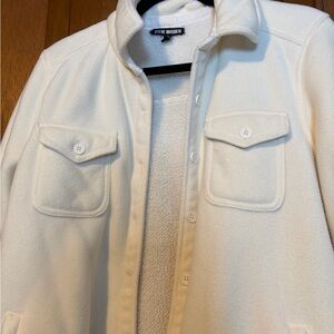 Steve Madden off white Button-Up Jacket